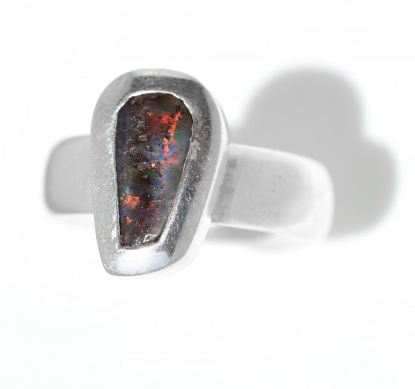 Boulderopal Silberring