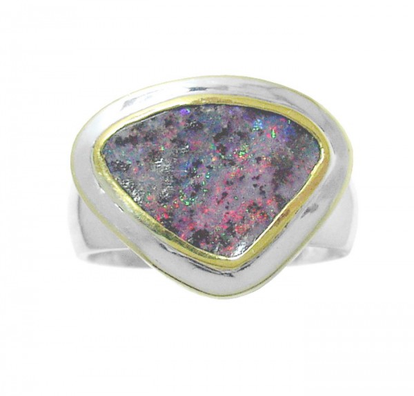 Boulderopal Silberring