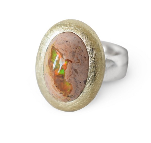 Feueropal Ring