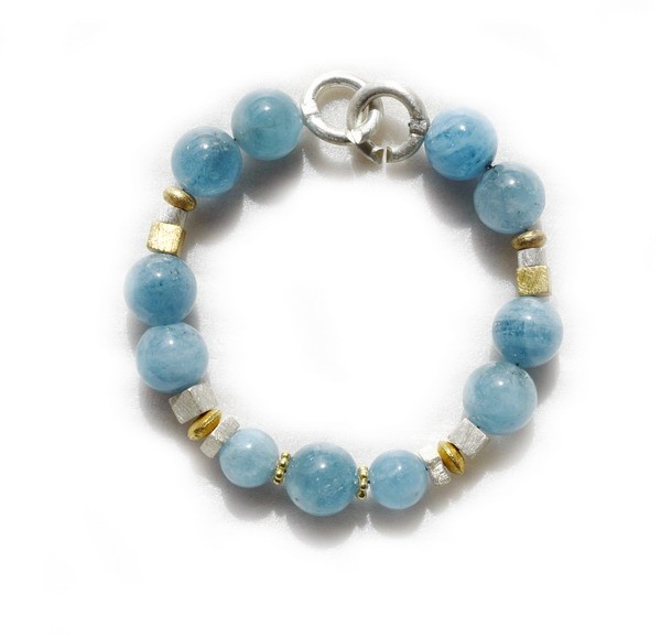 Aquamarin Armband