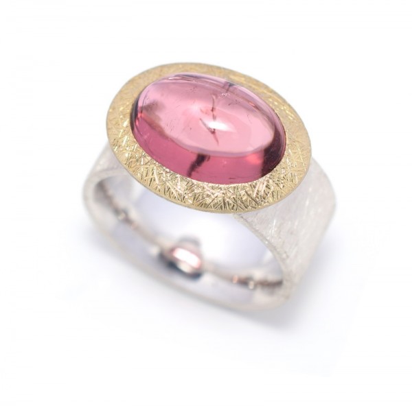 pink Turmalin Ring