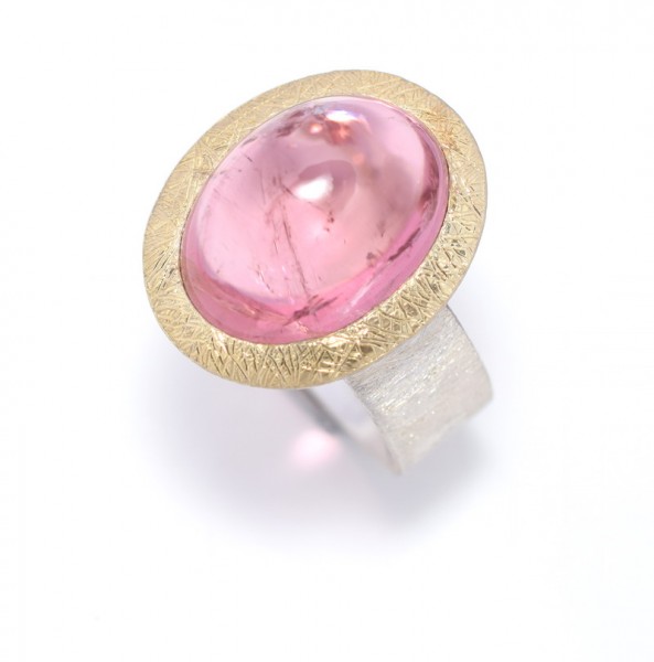 Pink Turmalin UNIKAT-Ring