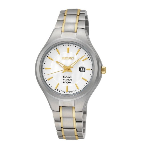 Seiko Solar Damenuhr in Titan