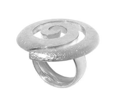 Silber Ring - Spiral