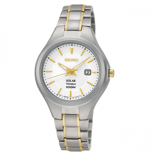 Seiko Damenuhr, Titan und Solar
