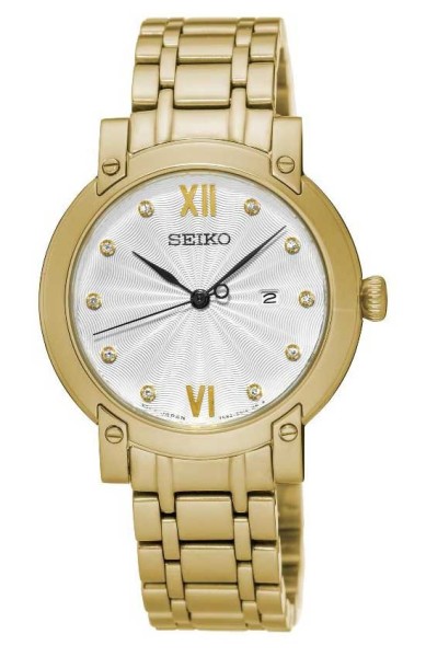 Seiko Damenuhr mit Diamanten